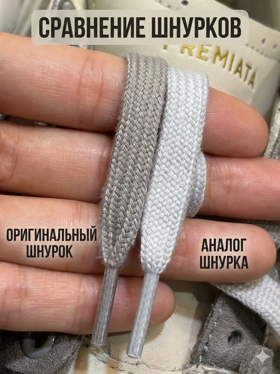 Шнурки для кроссовок Premiata — Премиум качество - миниатюра 2