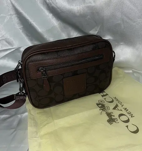 Сумка Coach мужская коричневая