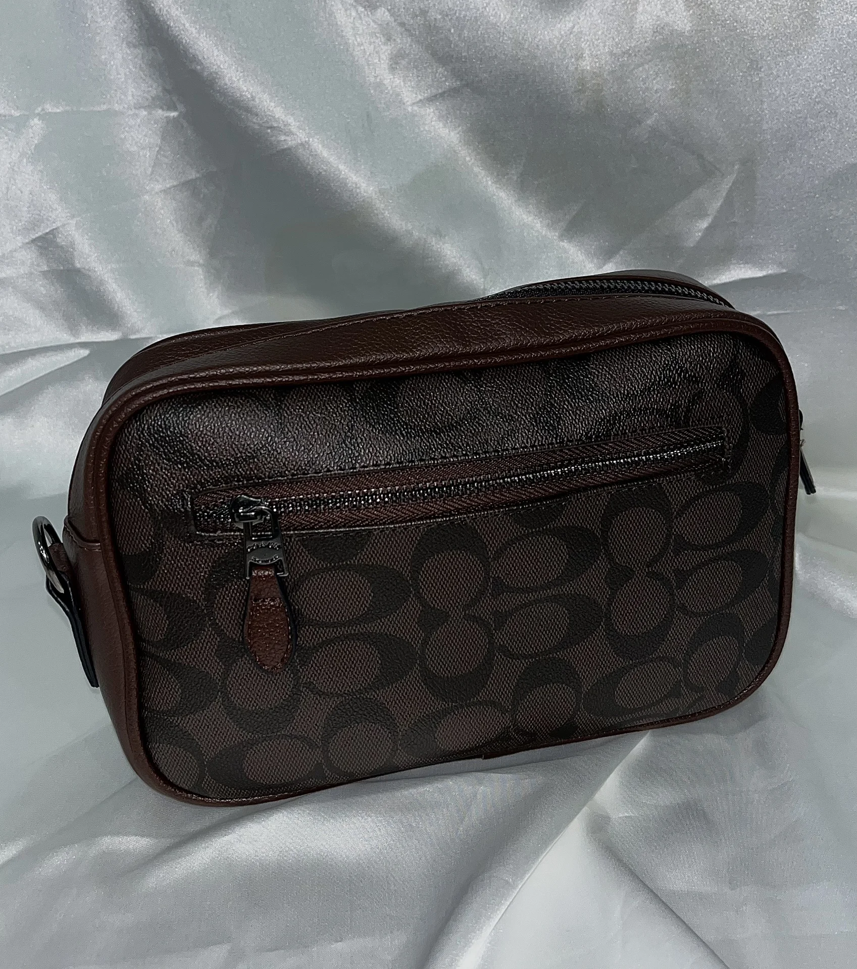Сумка Coach мужская коричневая - миниатюра 3