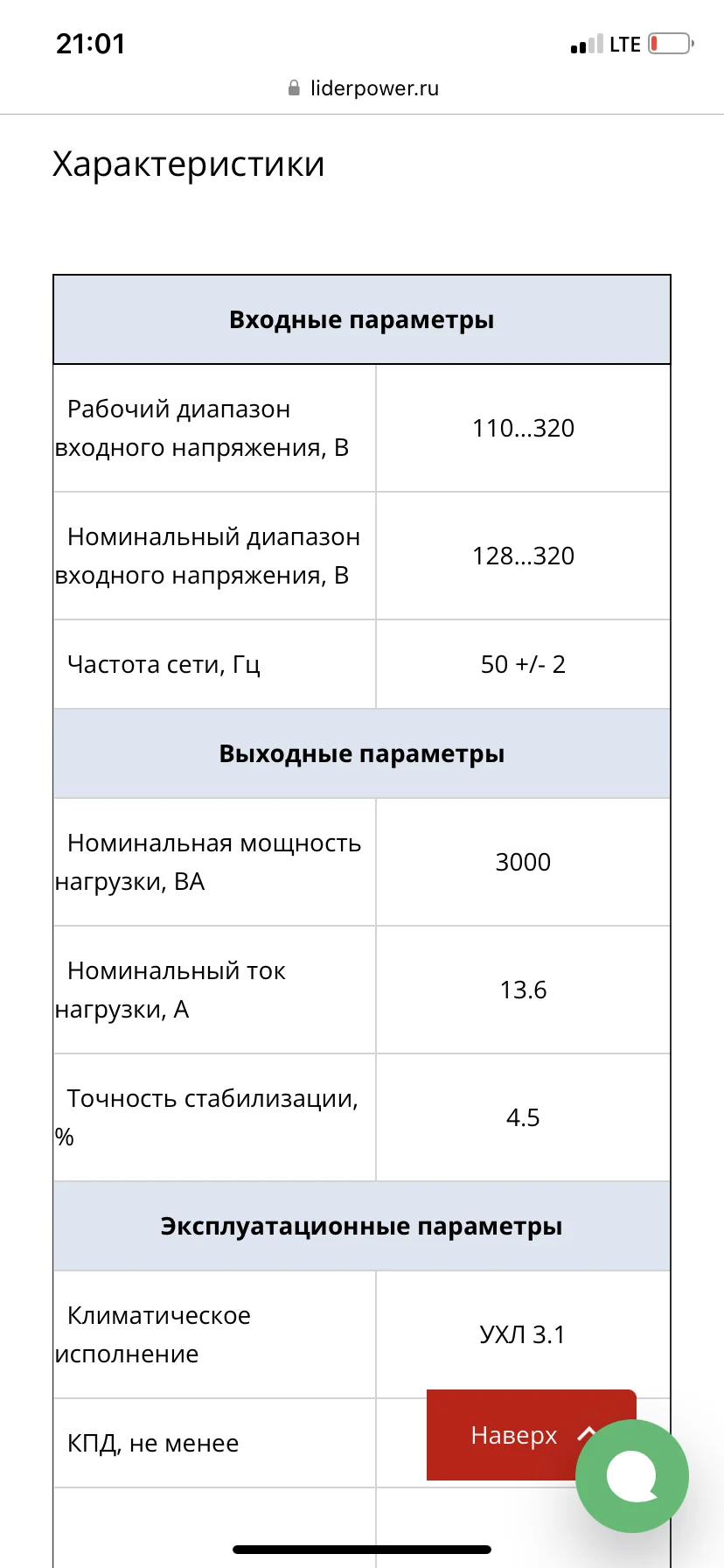 Стабилизатор напряжения Lider PS3000w-50 - миниатюра 4