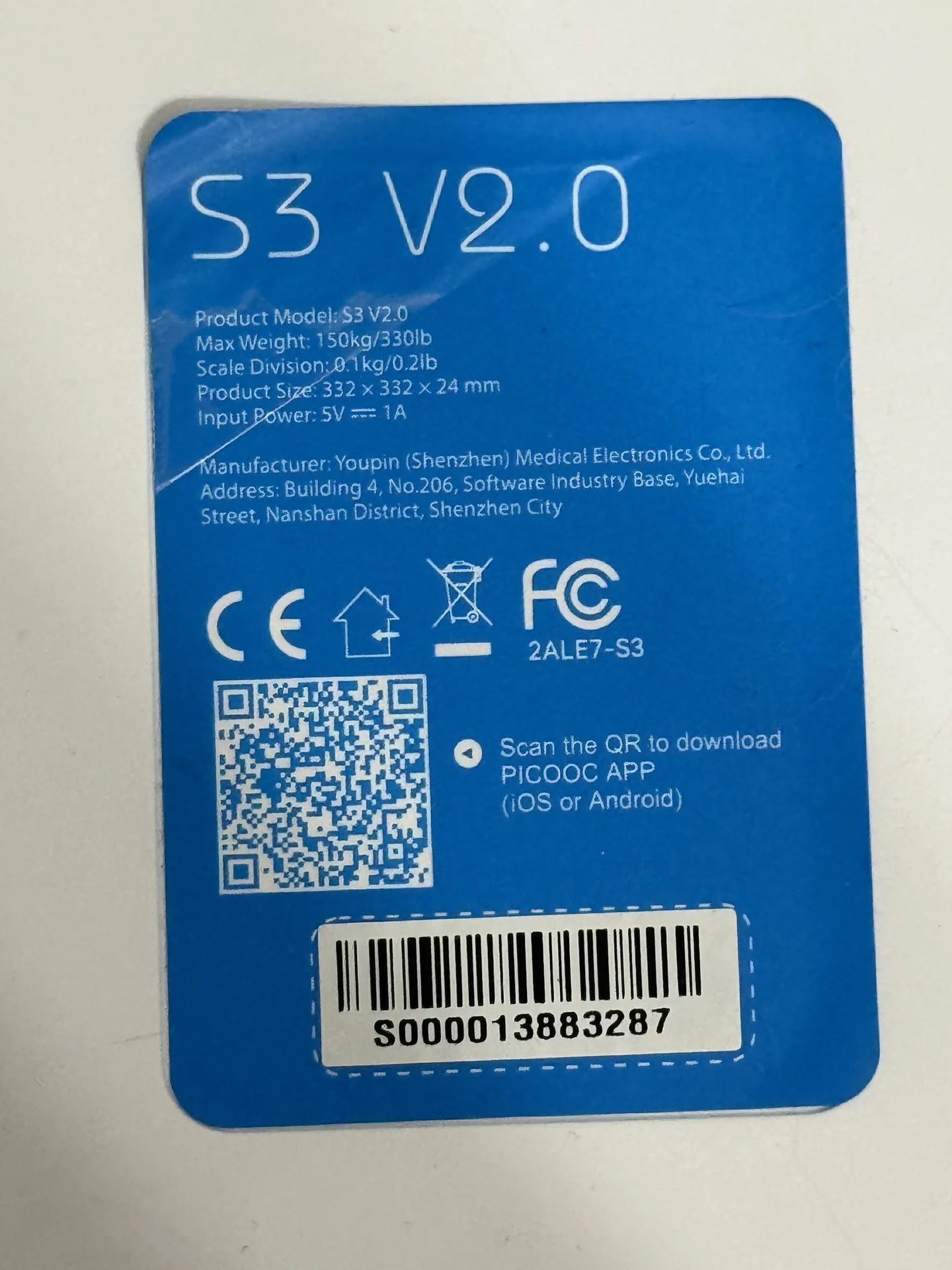 Picooc S3 V2 умные весы - миниатюра 3