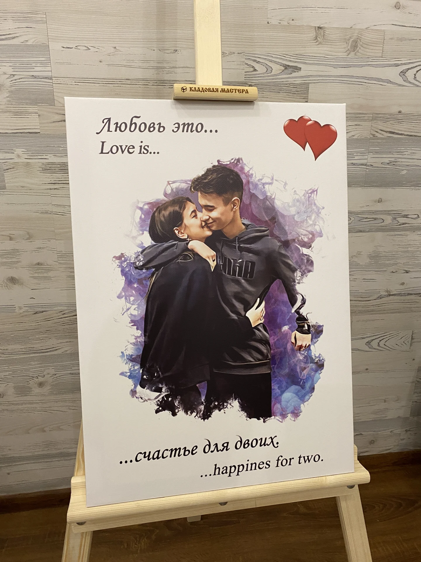 Портрет по фото на холсте - миниатюра 5