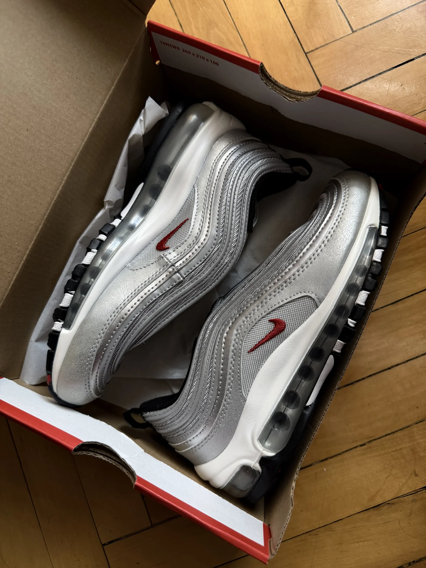 Nike Air Max 97 Silver Bullet 36eu Оригинал - миниатюра 3