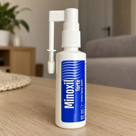 Minoxil Forte 5% 60 мл, миноксидил для волос, 5 фл