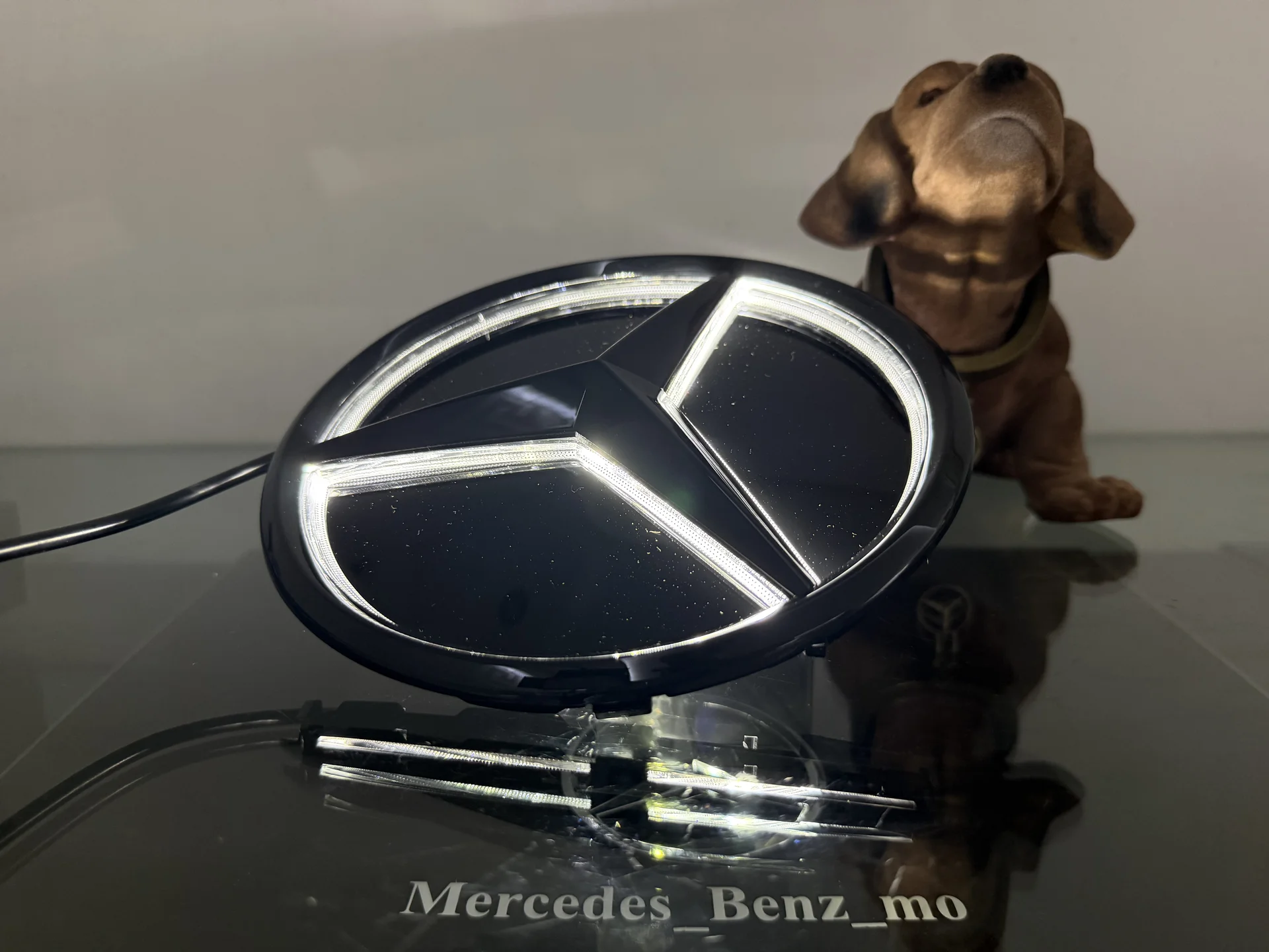 эмблема с подсветкой Mercedes Benz - миниатюра 6