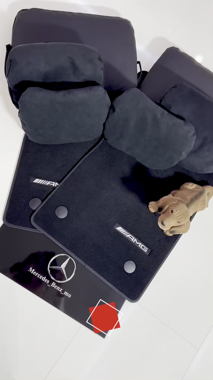 подушки на подголовник с обогревом для Mercedes - видео 3
