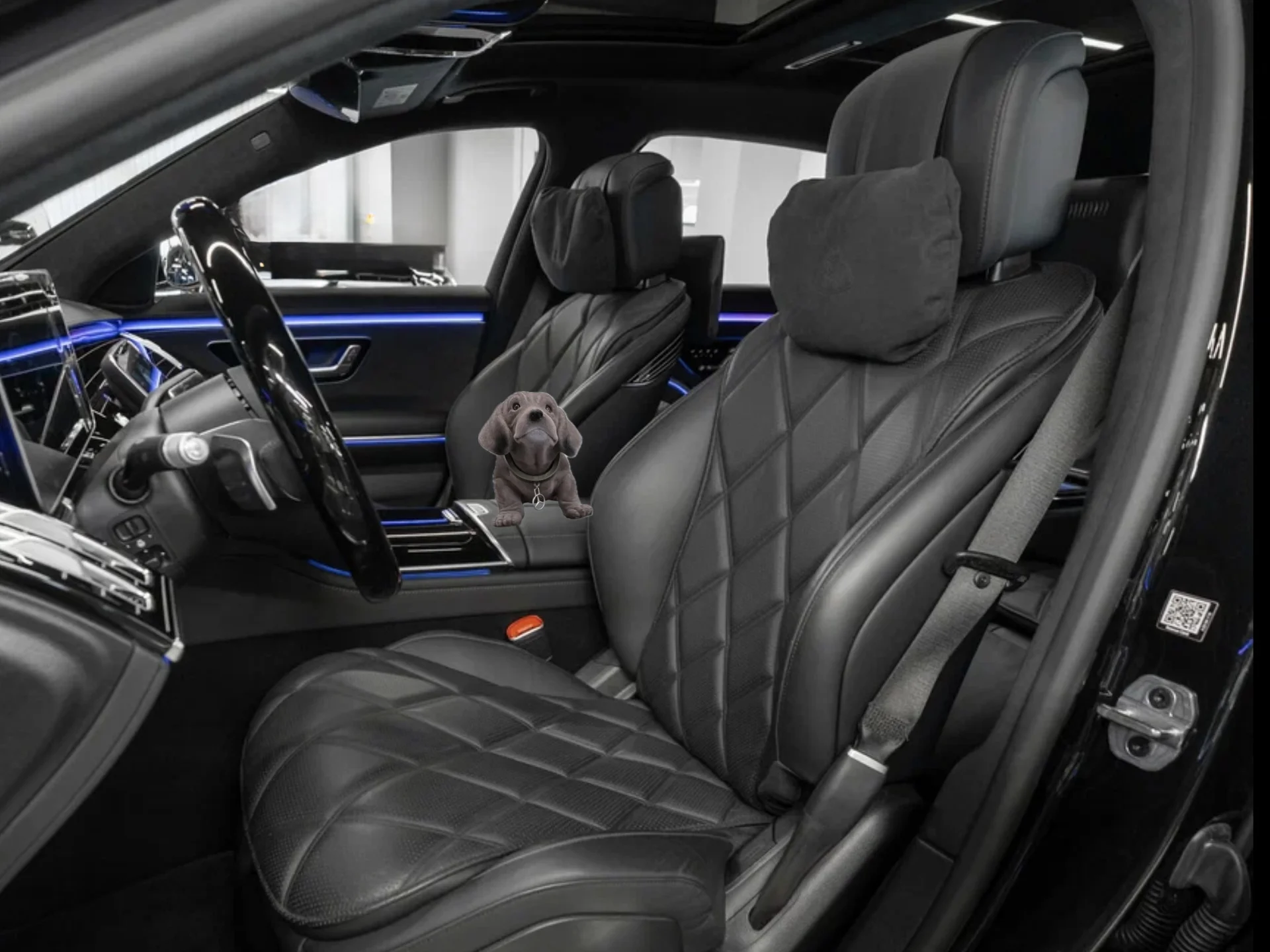 подушки на подголовник с обогревом для Mercedes - миниатюра 9