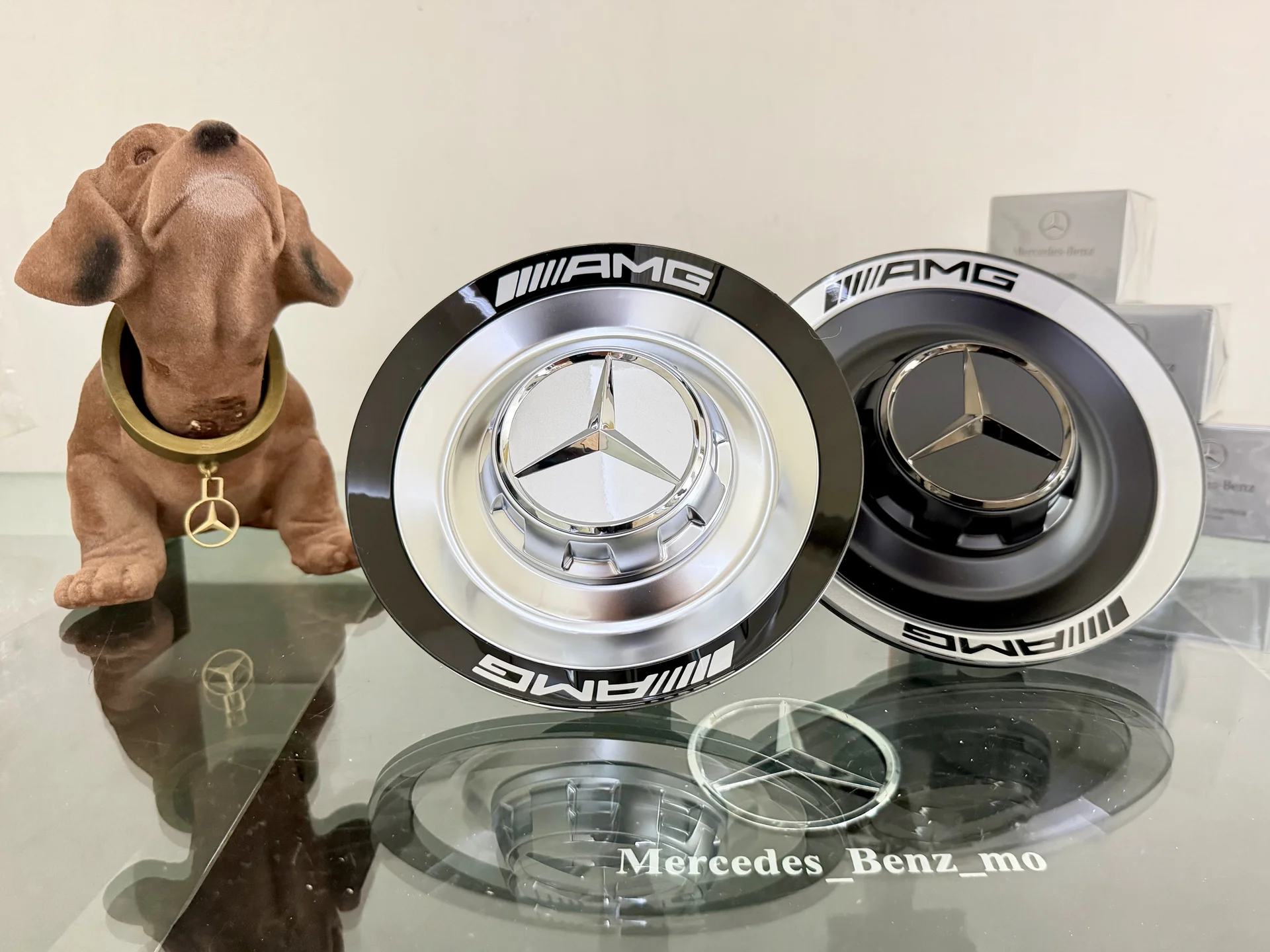 оригинальные колпаки ступицы для дисков mercedes - изображение 1