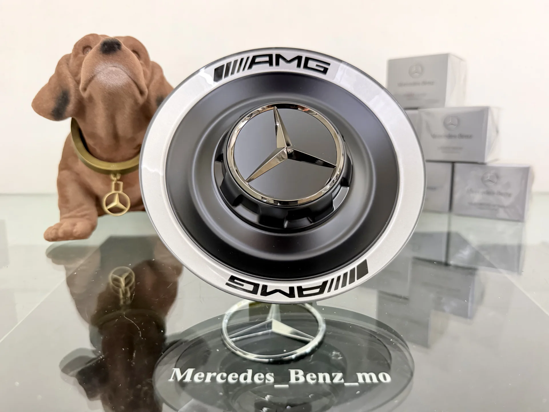 оригинальные колпаки ступицы для дисков mercedes - миниатюра 3
