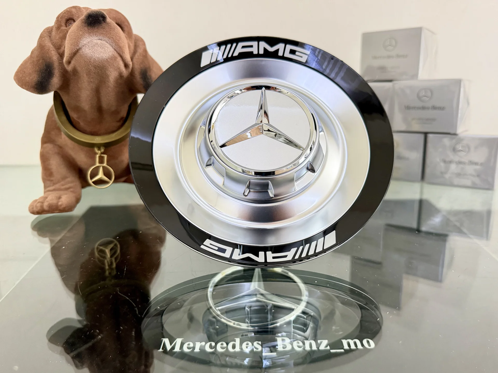 оригинальные колпаки ступицы для дисков mercedes - миниатюра 4