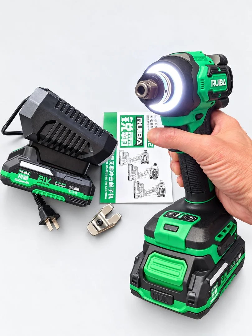 RUIBA RB-SD2108W — гайковерт-винтоверт 1/4″ + 1/2″, 230/320 Нм - миниатюра 2