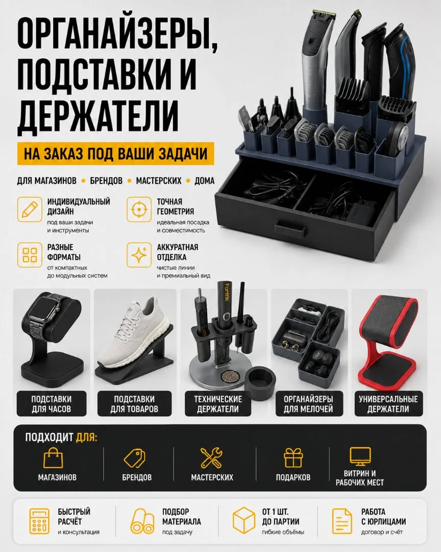 3D печать деталей на заказ От 1 шт. до серии - миниатюра 5
