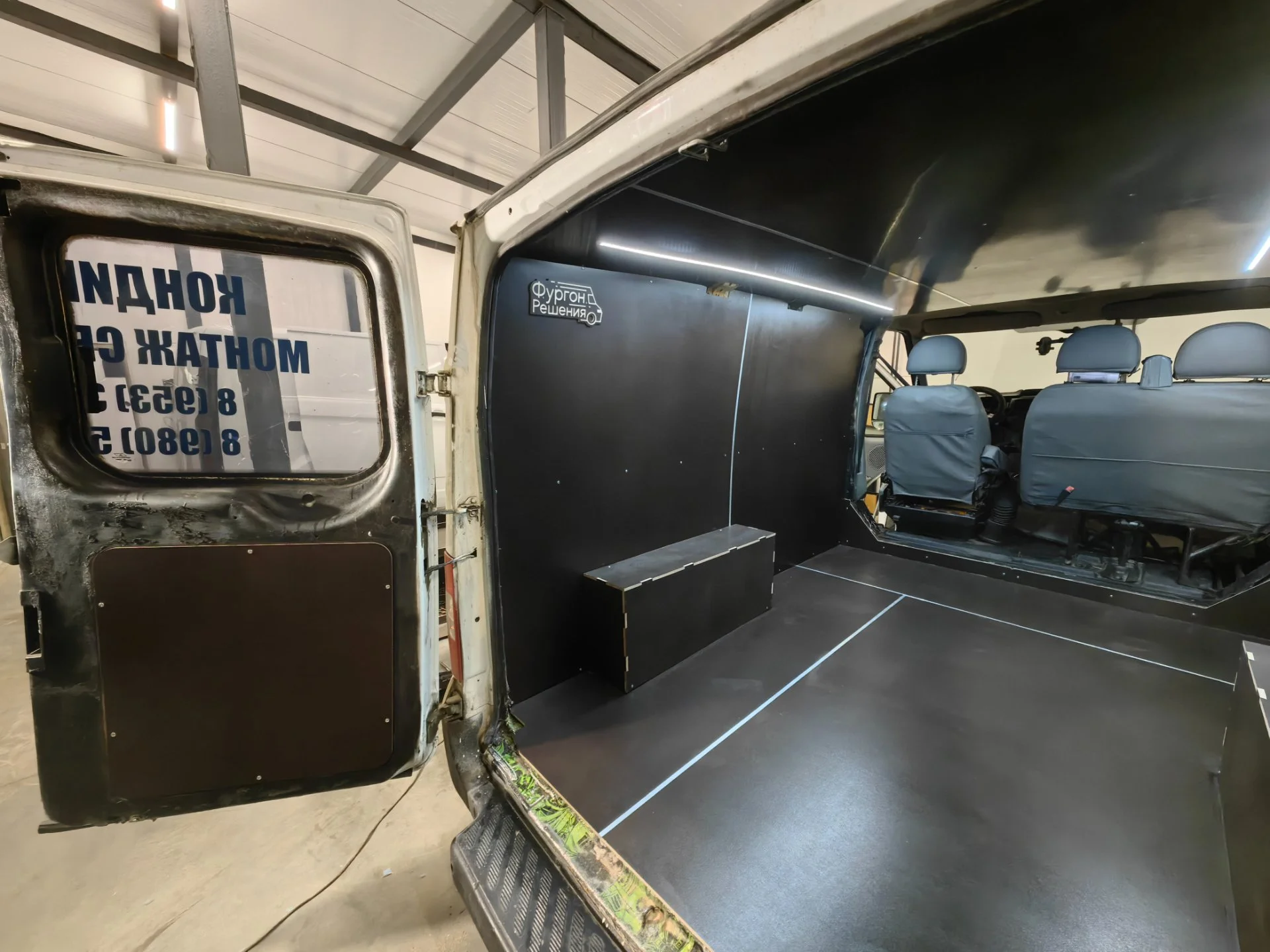 Обшивка кузова фургона FordTransit - миниатюра 3