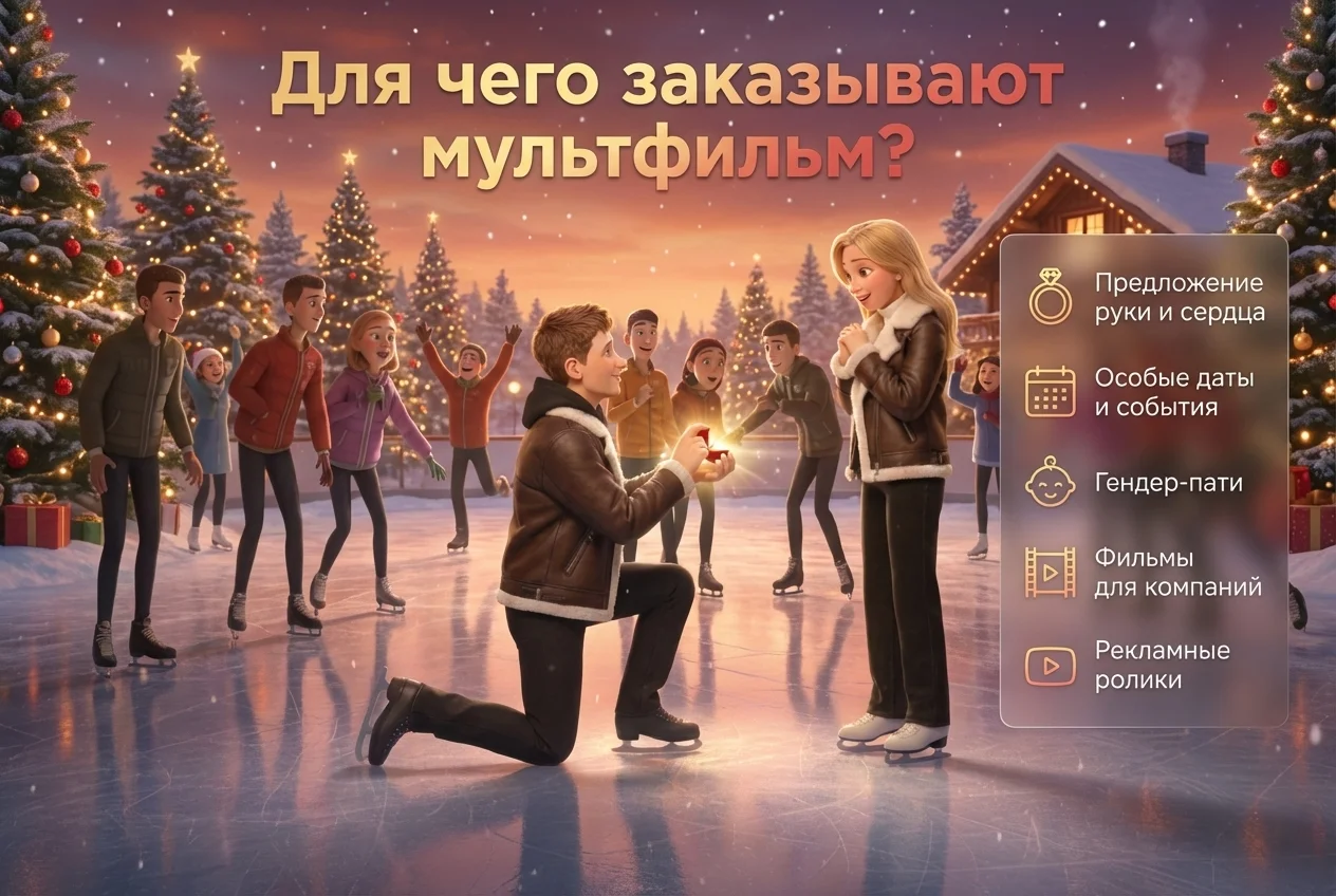 Мультфильм по вашей истории—love story/предложение - миниатюра 2