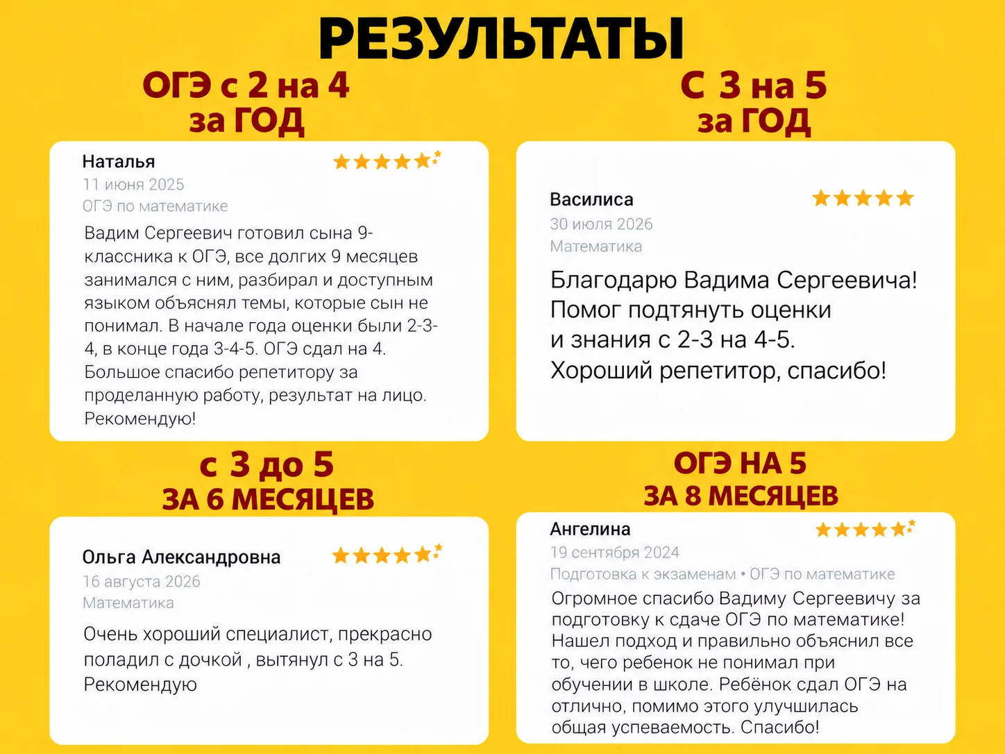 Репетитор по математике ОГЭ с гарантией - миниатюра 3