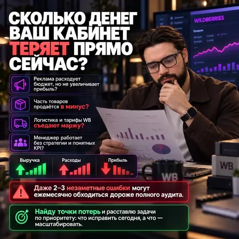 Проведу глубокий финансовый аудит кабинета Wildberries