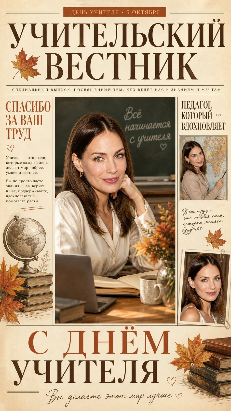 Открытки ко дню учителя/воспитателя - изображение 1