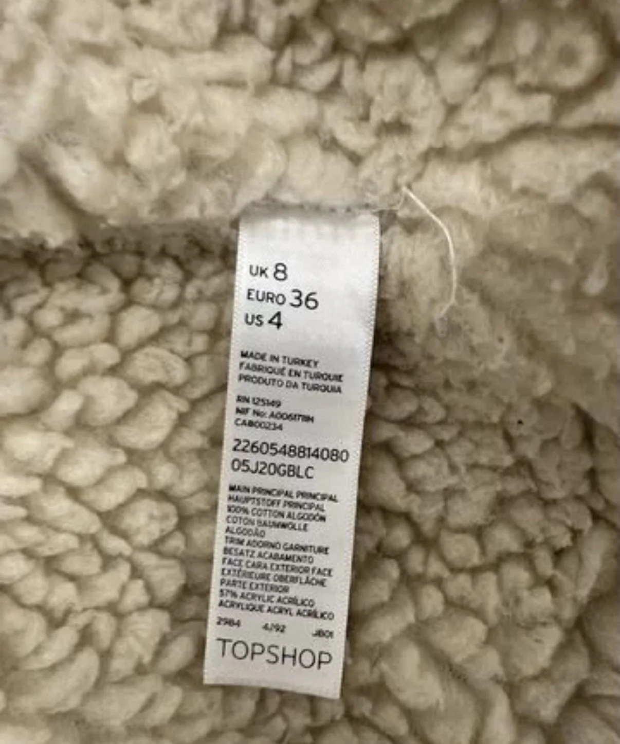 Джинсовая куртка topshop женская - миниатюра 4