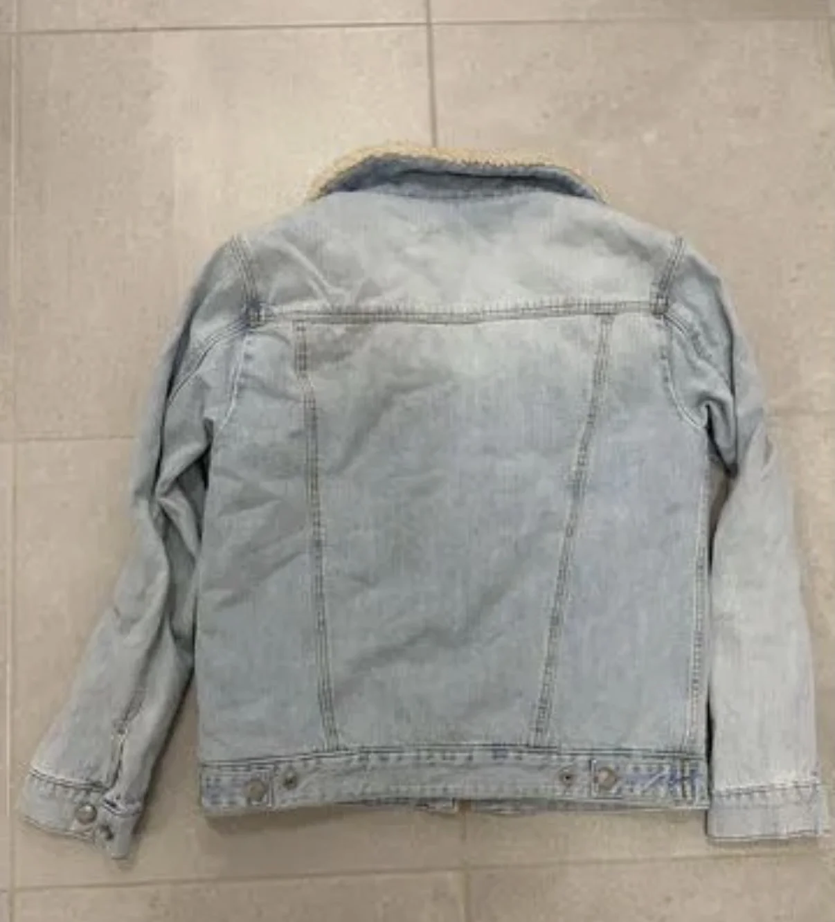 Джинсовая куртка topshop женская - миниатюра 5