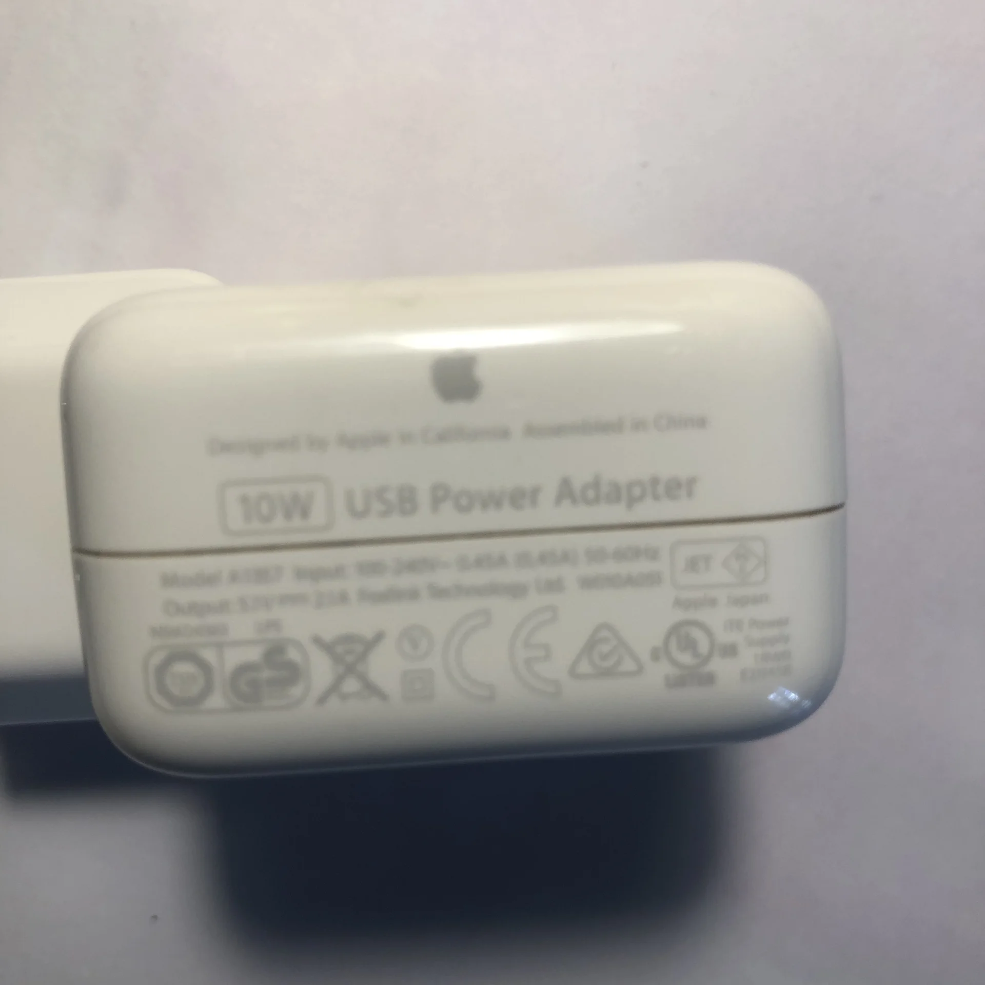 Адаптер apple 10w оригинал - миниатюра 2