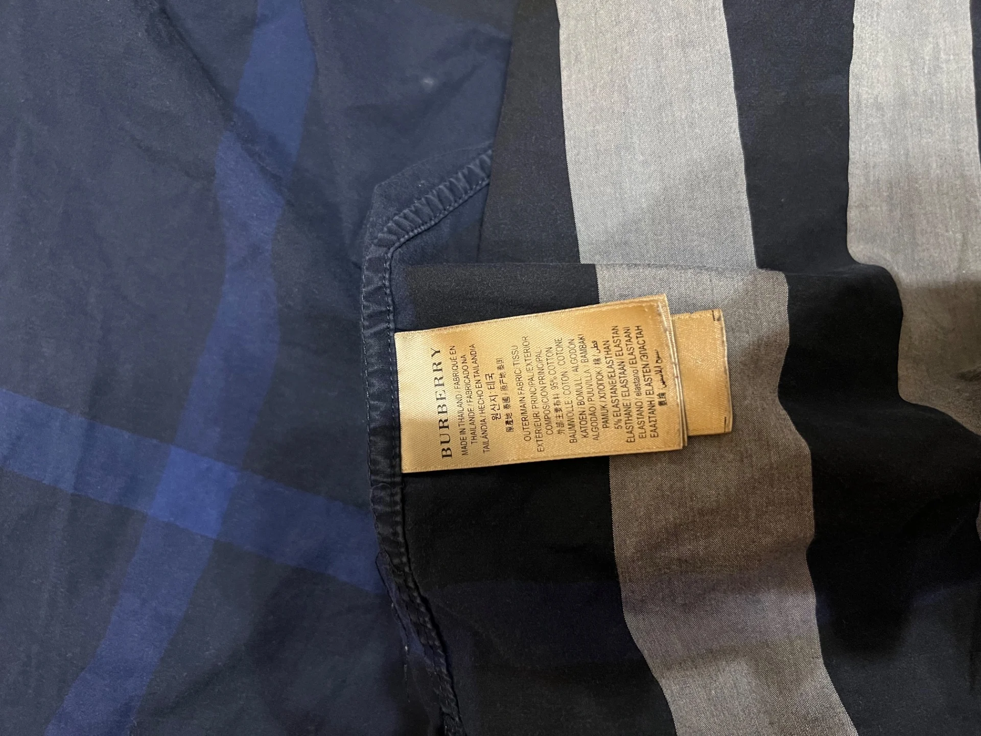 Рубашка Burberry Оригинал - миниатюра 3