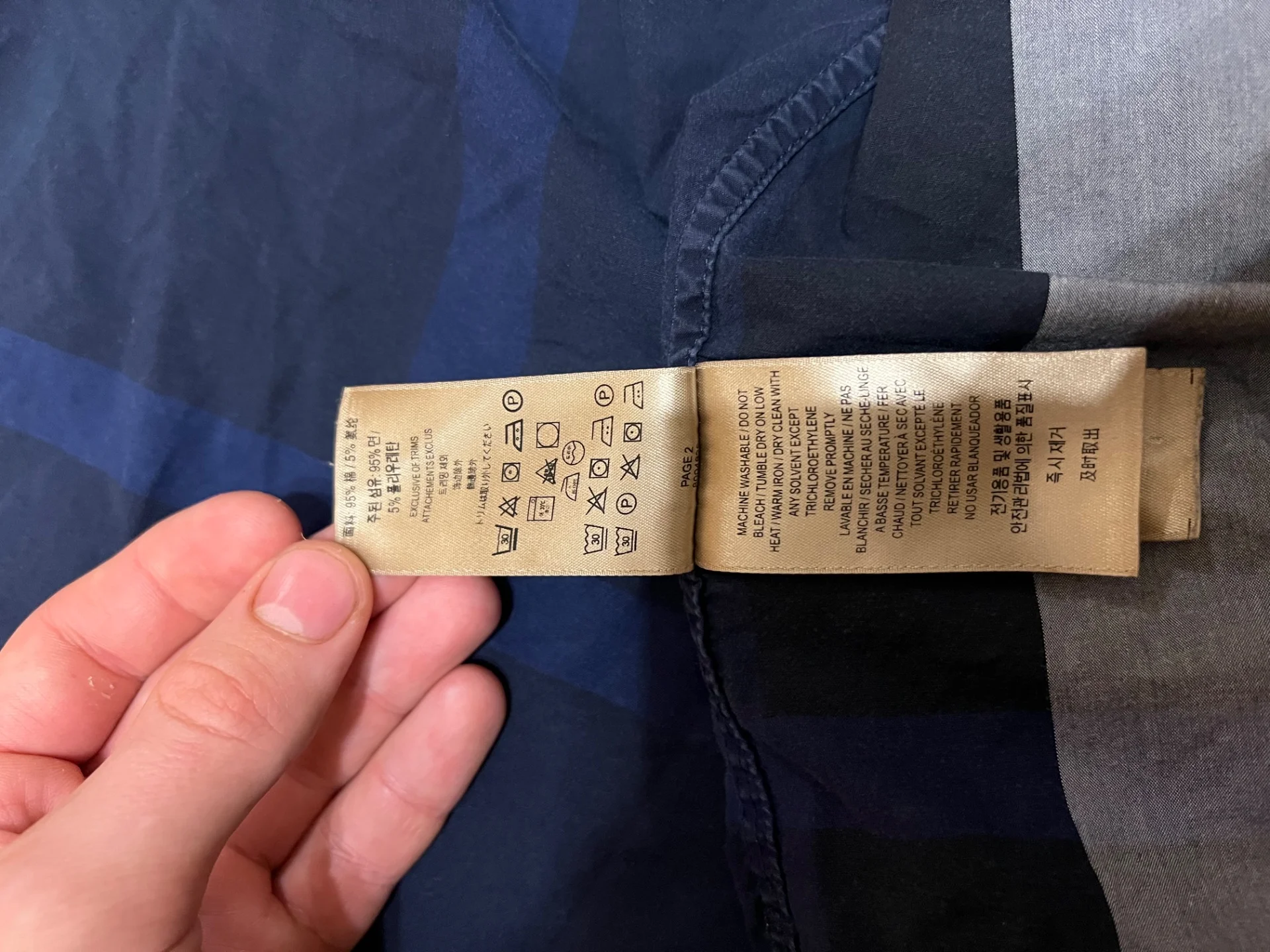 Рубашка Burberry Оригинал - миниатюра 4