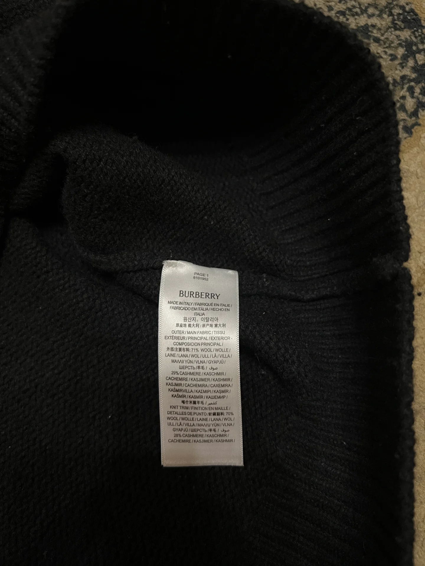 Свитер Burberry оригинал - миниатюра 6