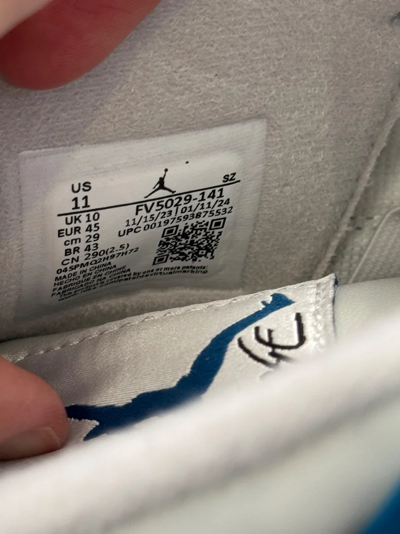 Jordan 4 "military blue" - миниатюра 7