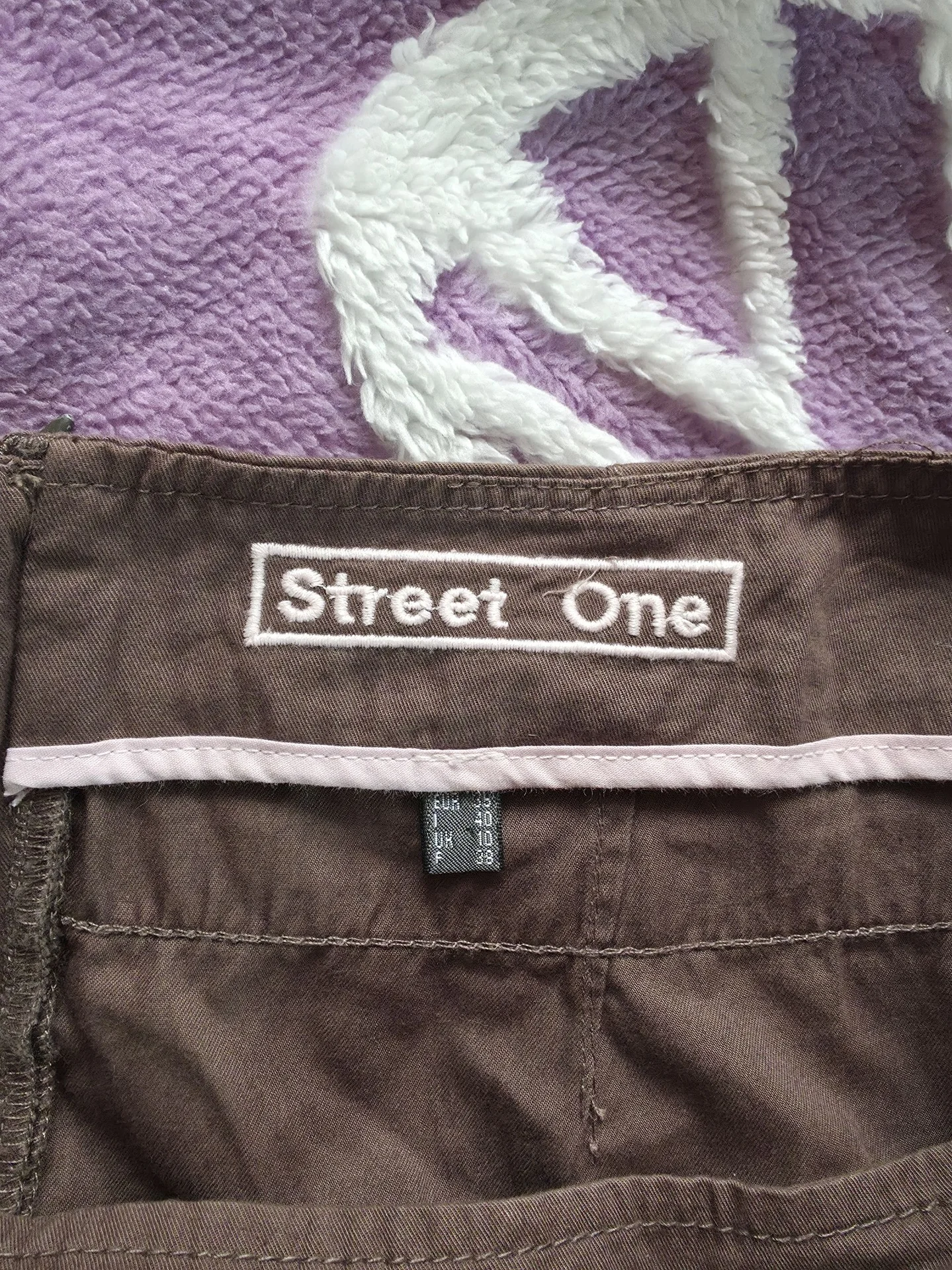Винтажная хлопковая юбка макси Street One - миниатюра 3