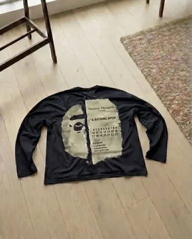 Лонгслив Bape x Maison Margiela y2k vintage