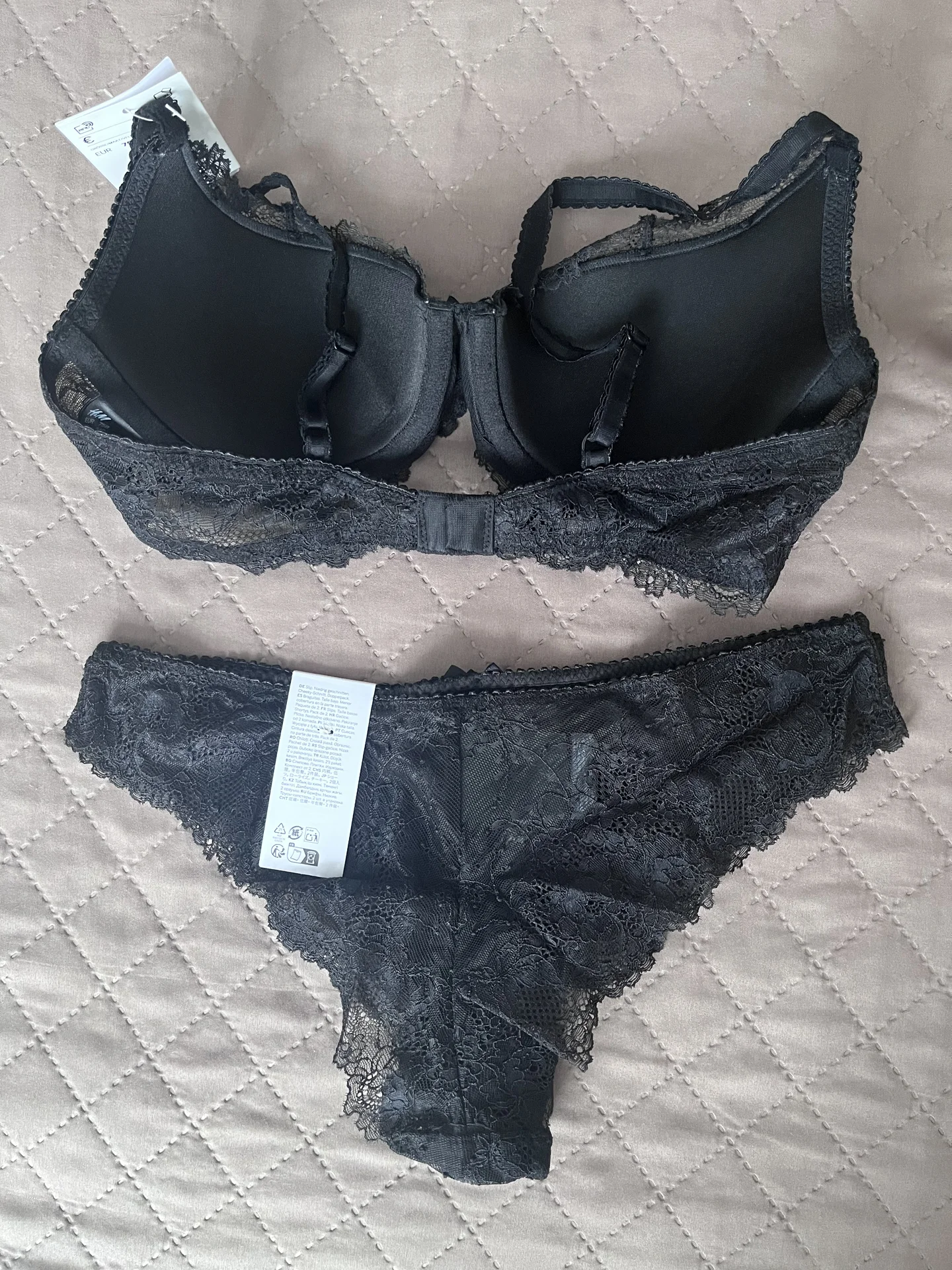 Новый комплект нижнего белья H&M 75B/S - миниатюра 2