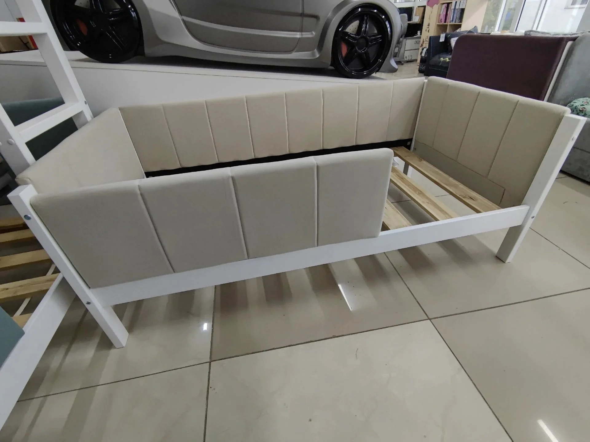Детская кроватка мягкая 140/70 - миниатюра 2