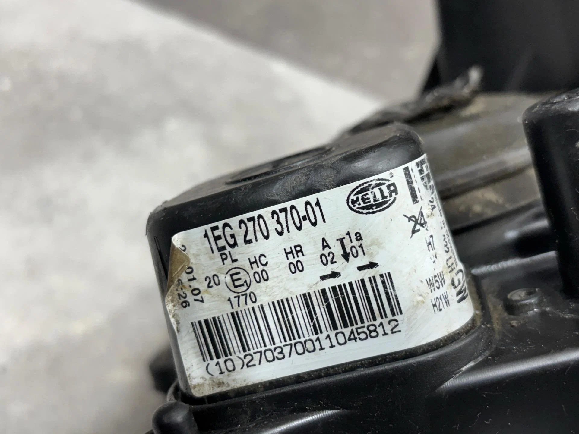 Фара левая Opel Astra H рест. L48 2007 1216561 - миниатюра 8