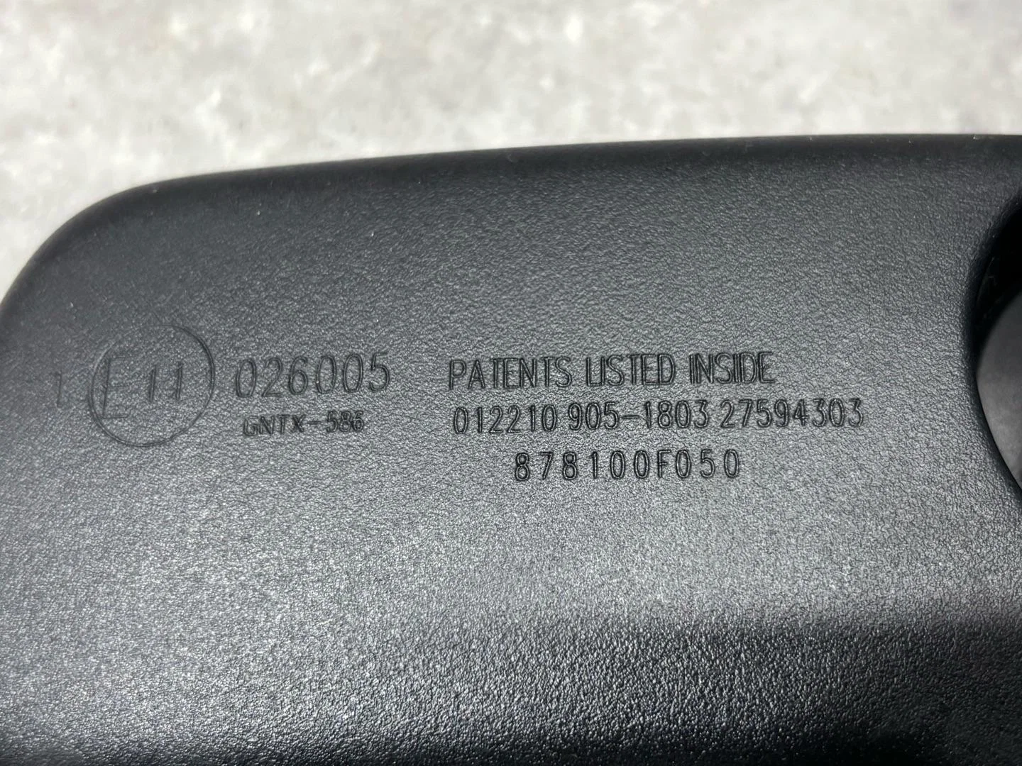 Зеркало салона Toyota Avensis 3 T270 ADT270 2010 - миниатюра 4