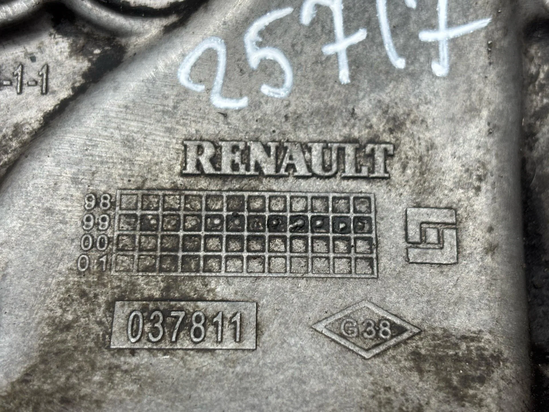 Кронштейн генератора Renault Symbol 2 LU01 2010 - миниатюра 3