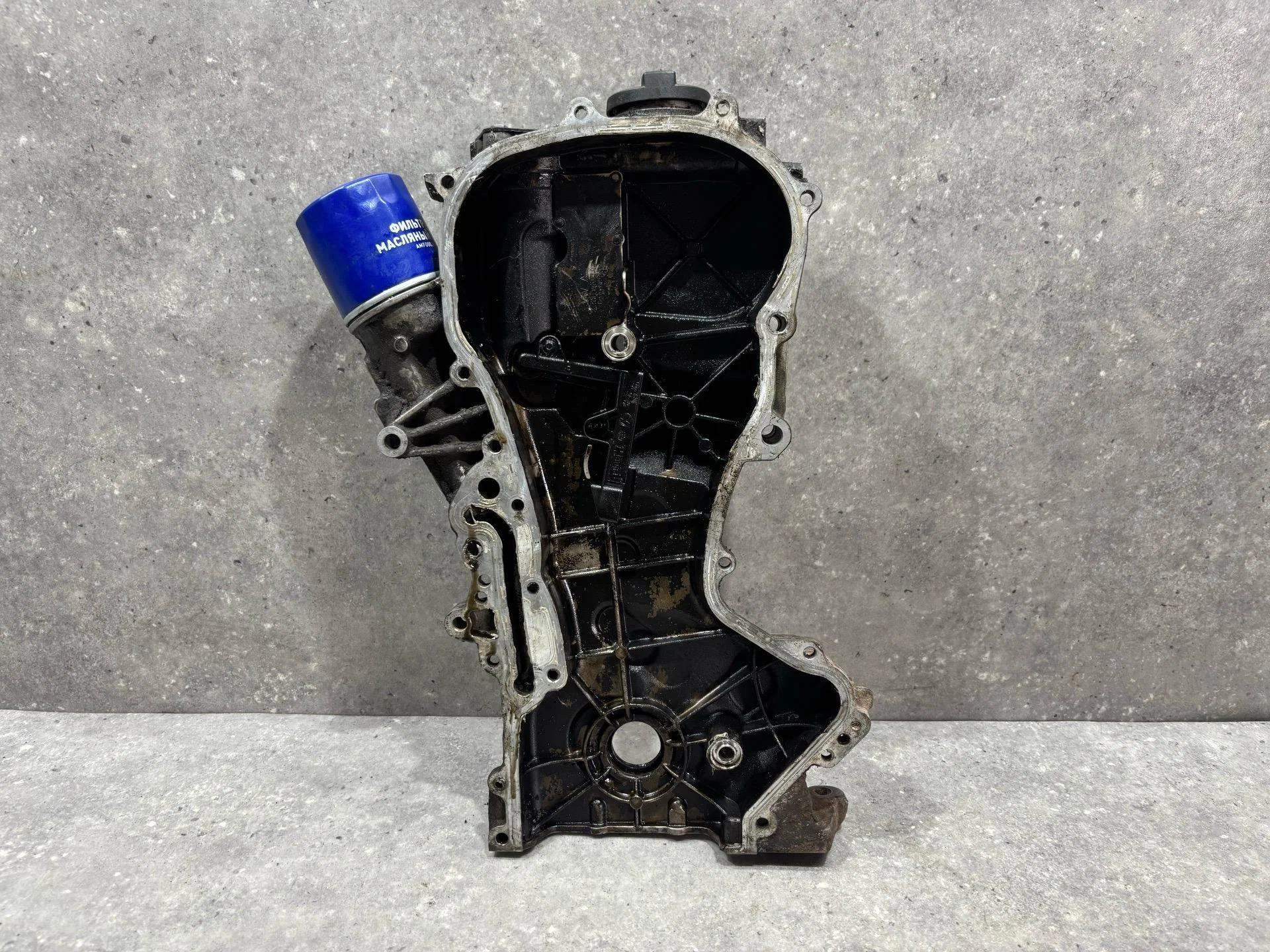 Крышка двигателя передняя Volkswagen Polo 5 6C1 - миниатюра 5