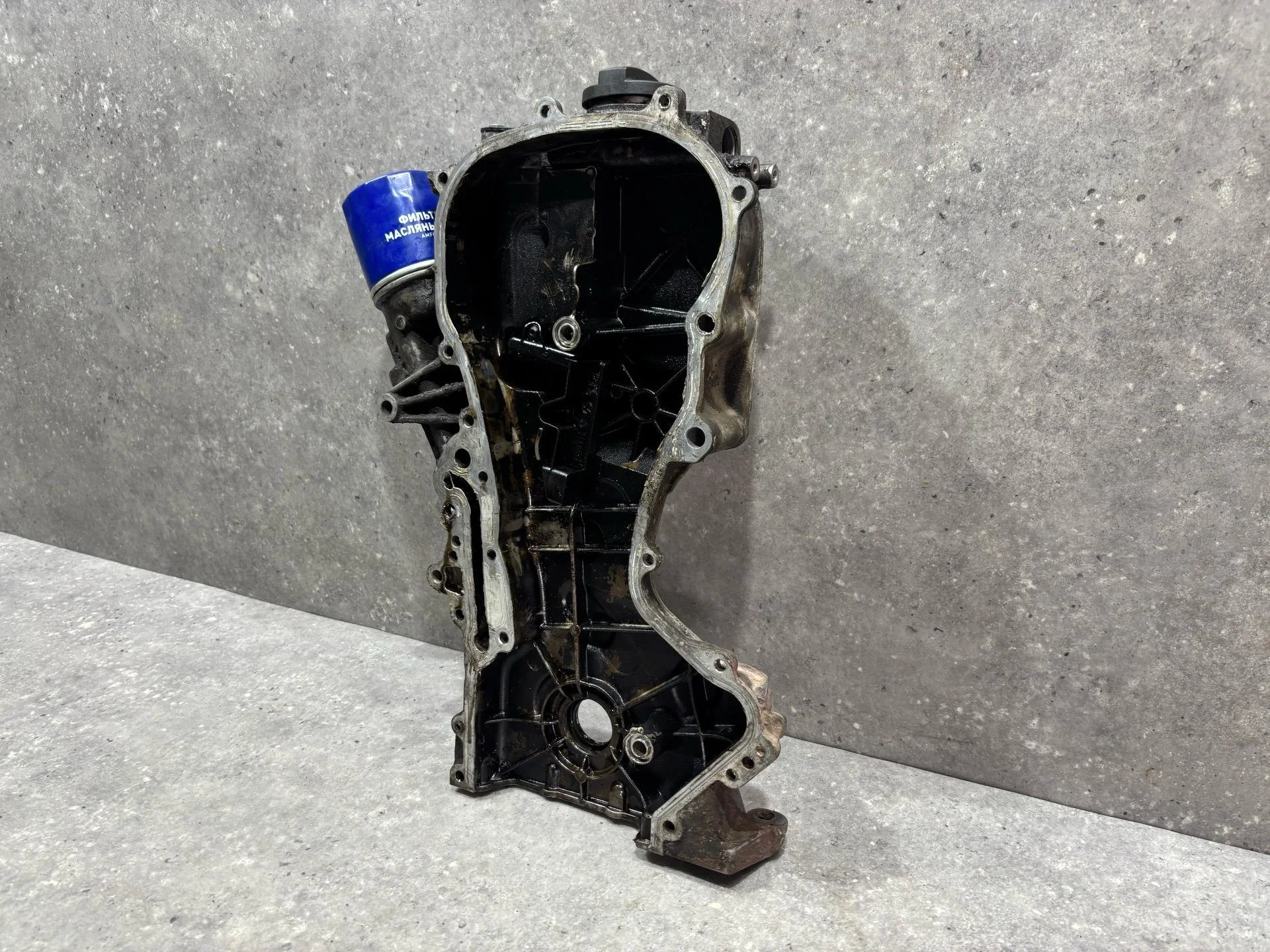 Крышка двигателя передняя Volkswagen Polo 5 6C1 - миниатюра 6
