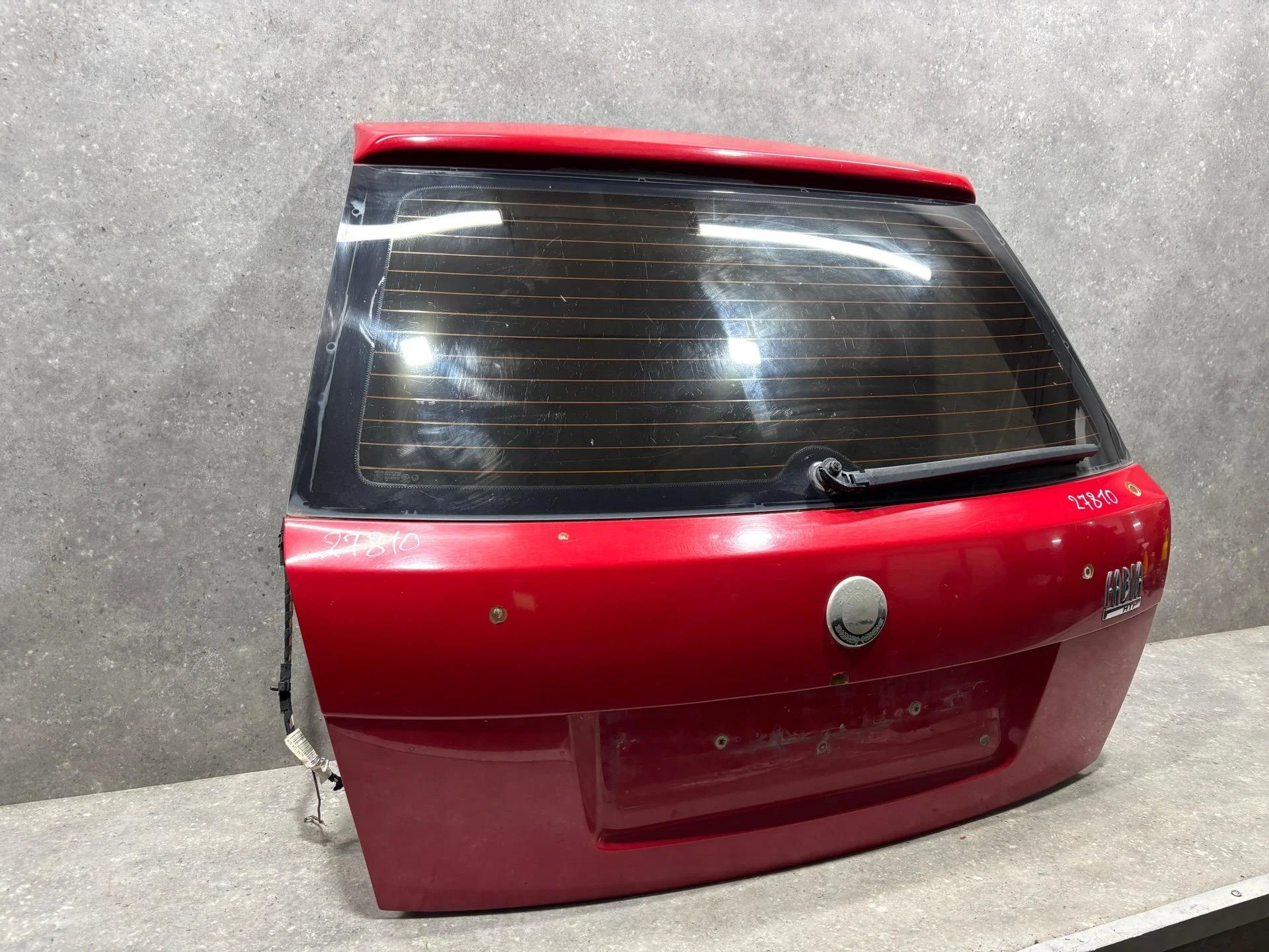 Крышка багажника Skoda Fabia 1 рест. 6Y2 2007 - миниатюра 3