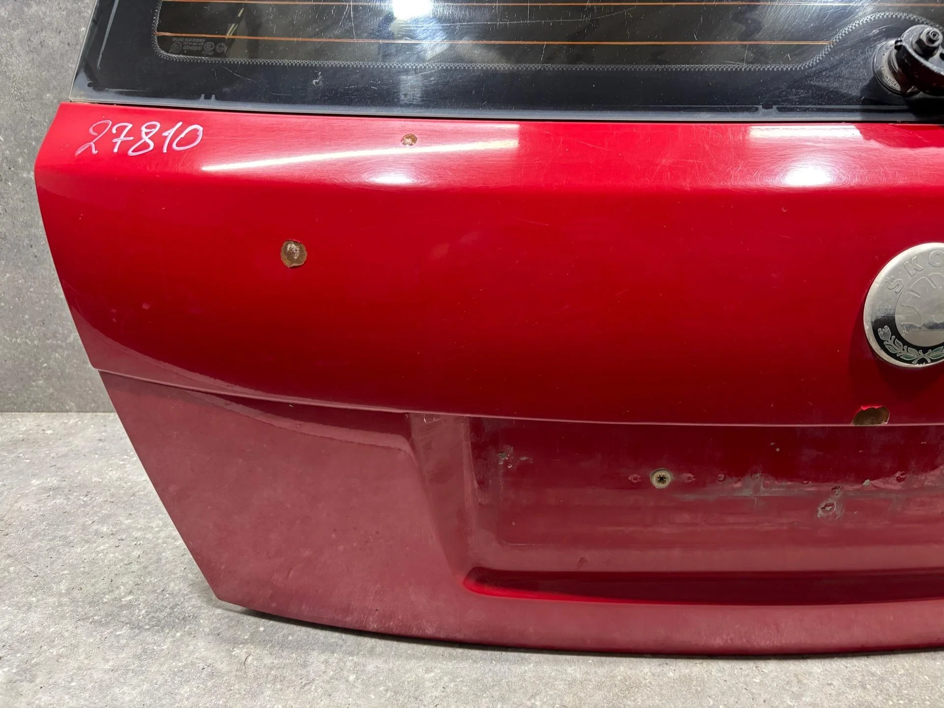 Крышка багажника Skoda Fabia 1 рест. 6Y2 2007 - миниатюра 4
