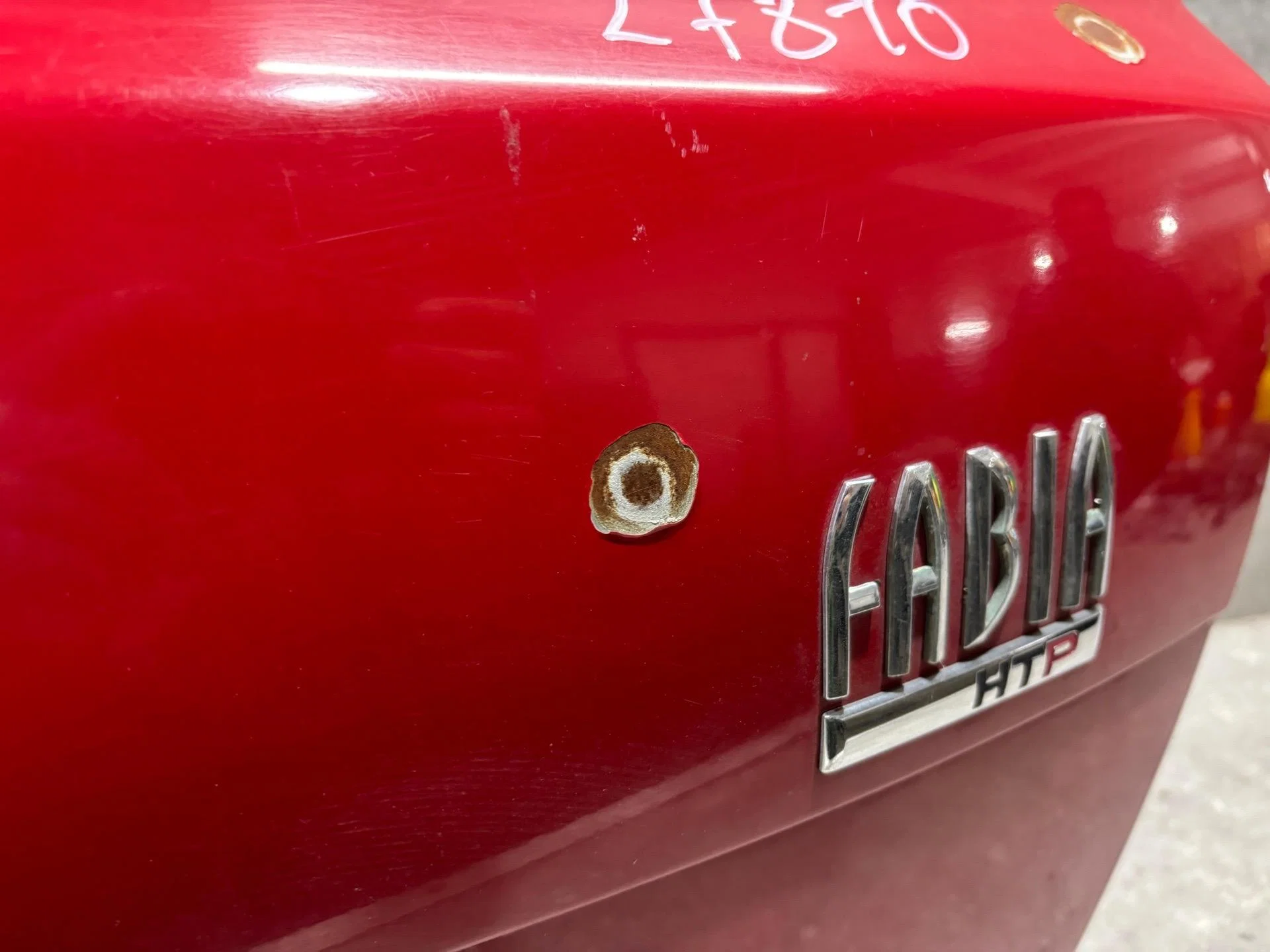 Крышка багажника Skoda Fabia 1 рест. 6Y2 2007 - миниатюра 7