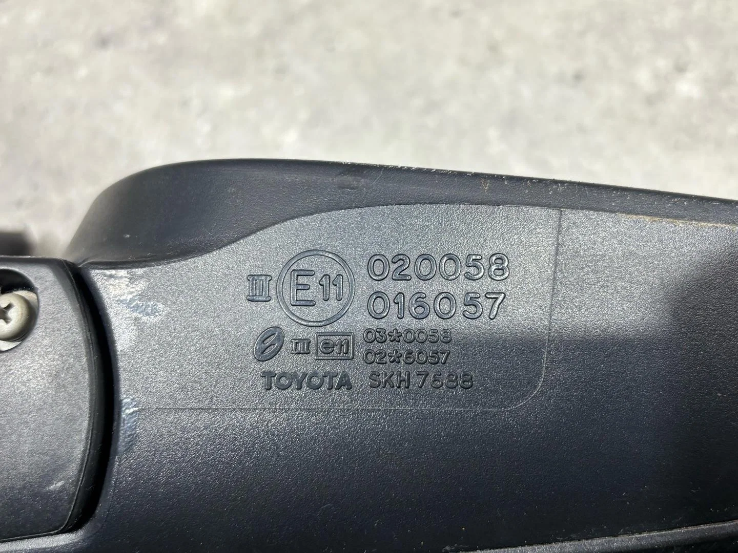 Зеркало наружное правое Toyota Avensis 8790105180 - миниатюра 8