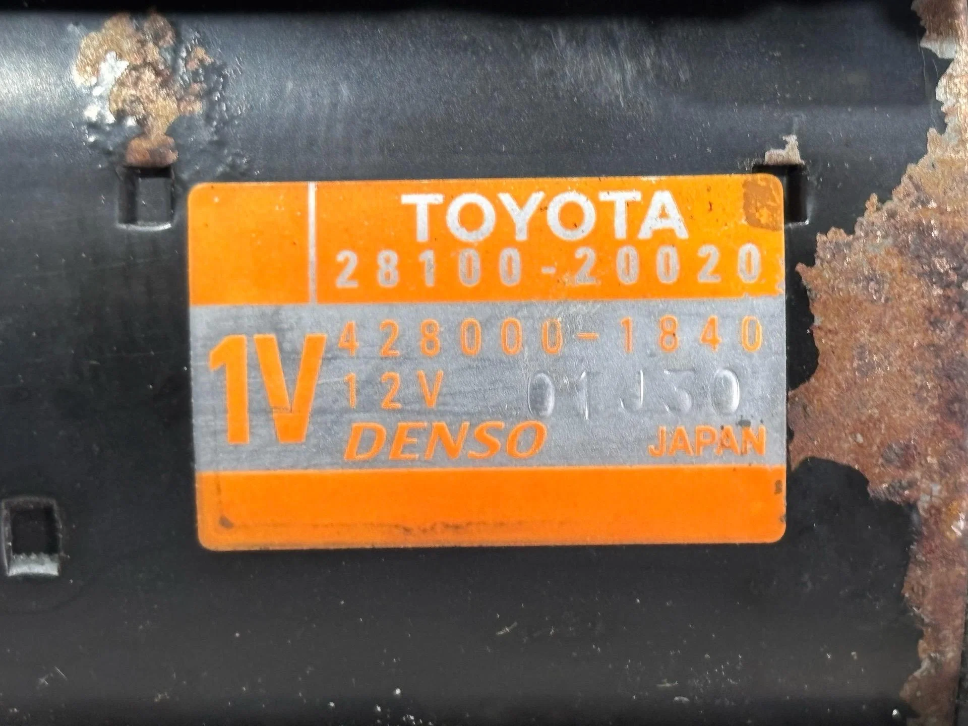 Стартер Toyota Camry 7 XV40 ACV40 2007 2810020020 - миниатюра 3