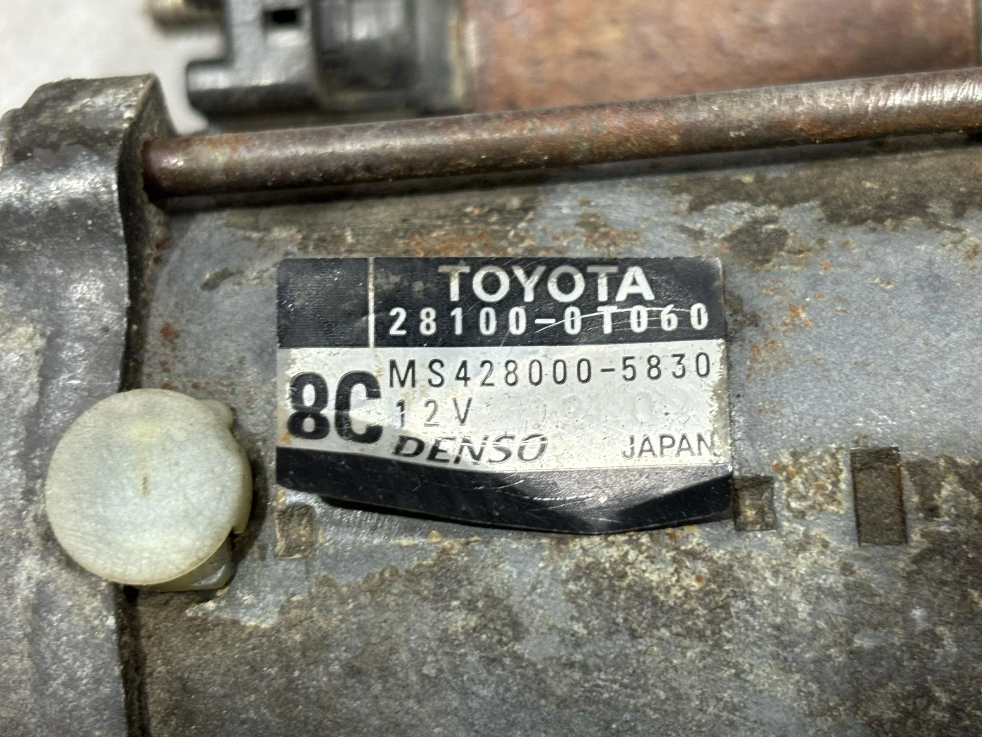 Стартер Toyota Avensis 3 T270 ADT270 2010 - миниатюра 6