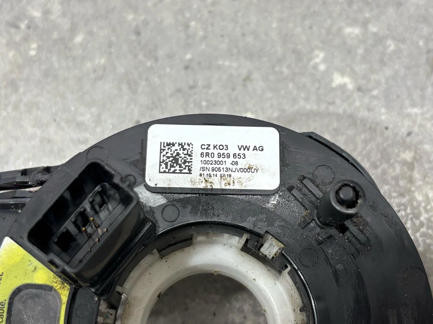 Шлейф рулевой Volkswagen Polo 5 6C1 2014 6R0959653 - миниатюра 4
