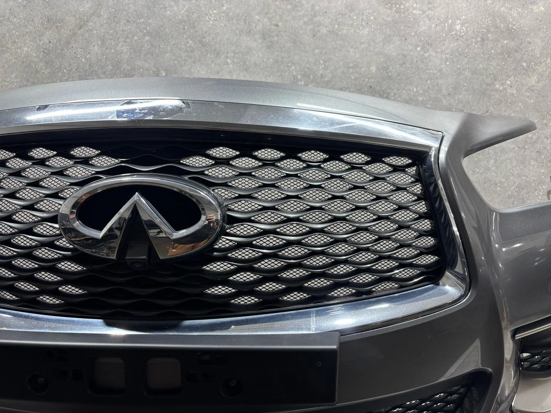 Бампер передний Infiniti QX60 1 рест. L50 2019 - миниатюра 8