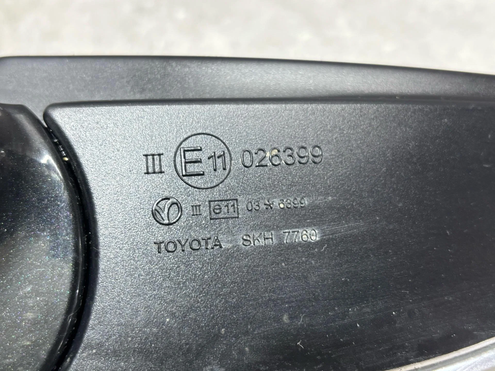 Зеркало наружное правое Toyota Avensis 3 T270 - миниатюра 8
