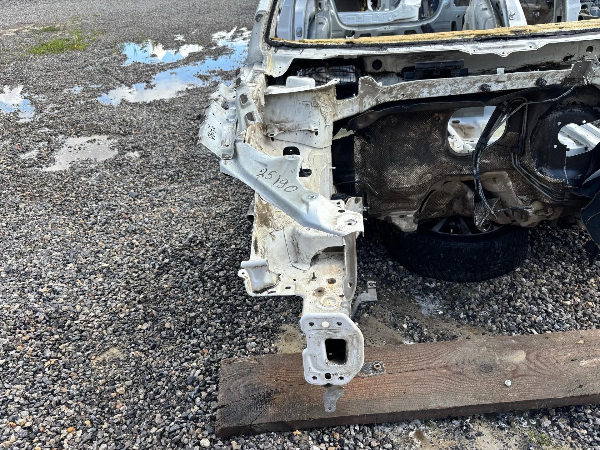 Лонжерон передний правый Skoda Octavia 2 рест. 1Z3 - миниатюра 4