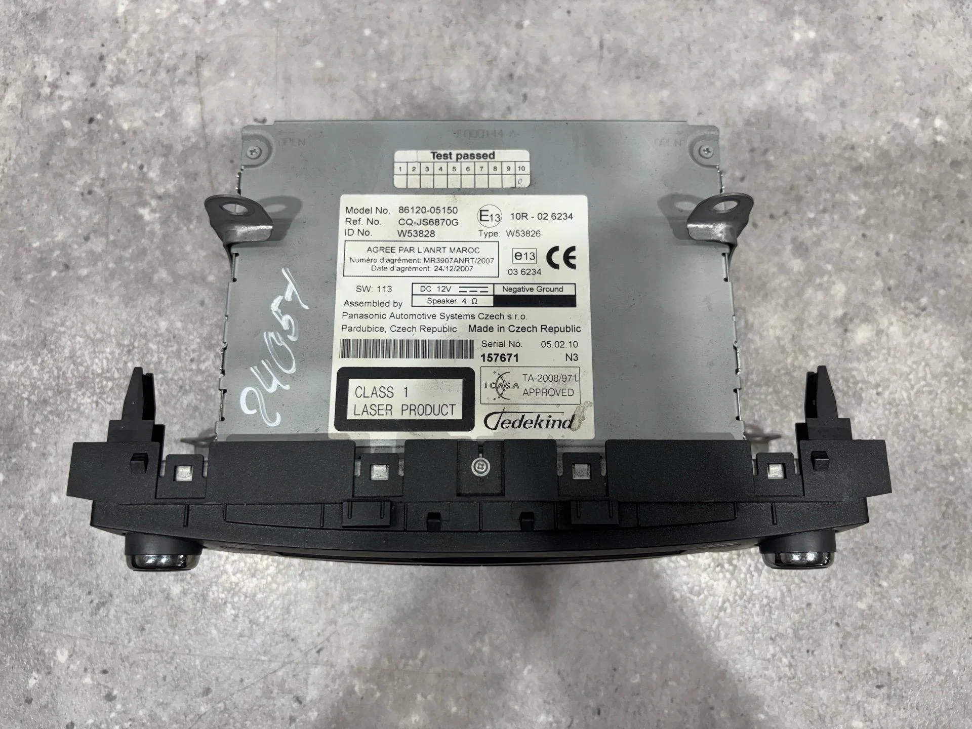 Магнитола Toyota Avensis 3 T270 ADT270 2010 - миниатюра 4
