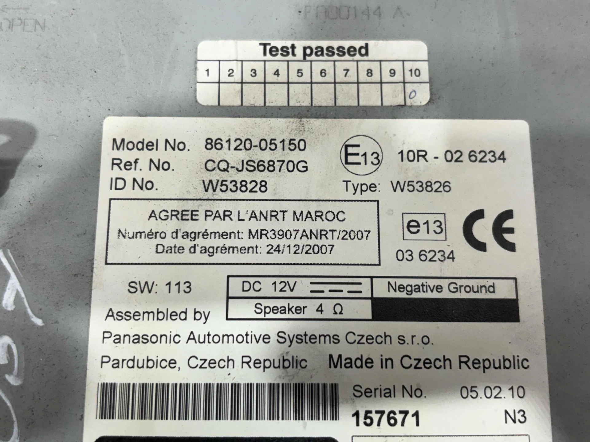 Магнитола Toyota Avensis 3 T270 ADT270 2010 - миниатюра 5