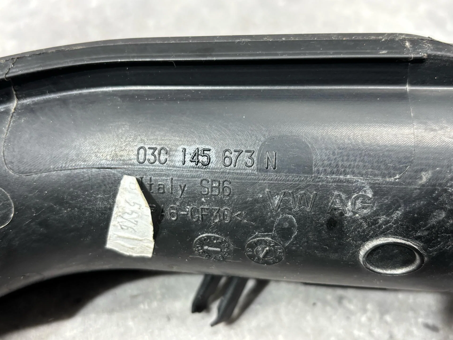 Патрубок интеркулера Skoda Octavia 2 рест. 1Z3 - миниатюра 7